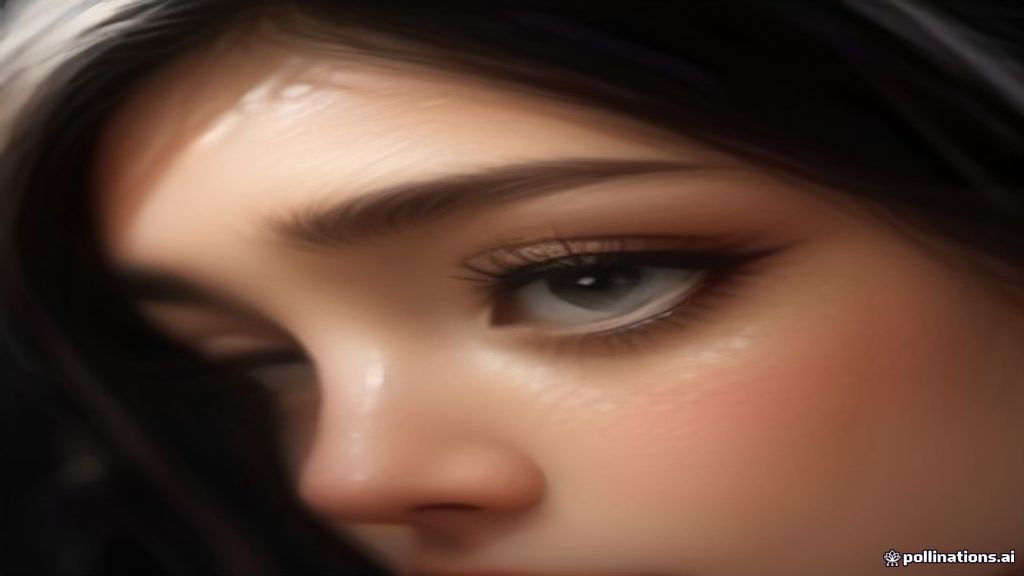 Lash extension mapping diagram for downturned and hooded eyes on an eye pad